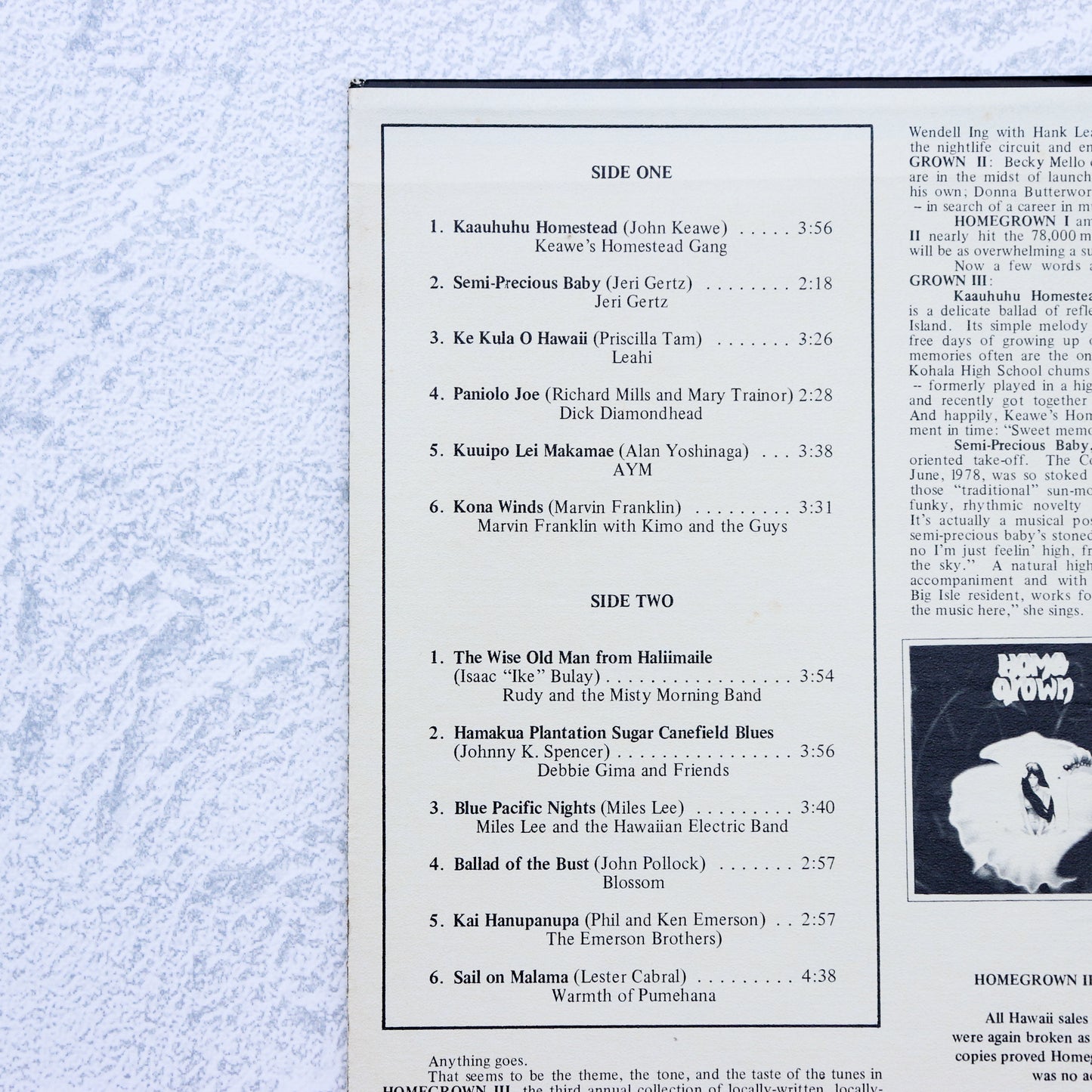 HOME GROWN / Home Grown3