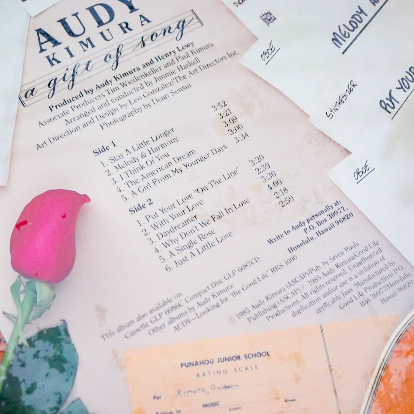 AUDY KIMURA / A Gift Of Song