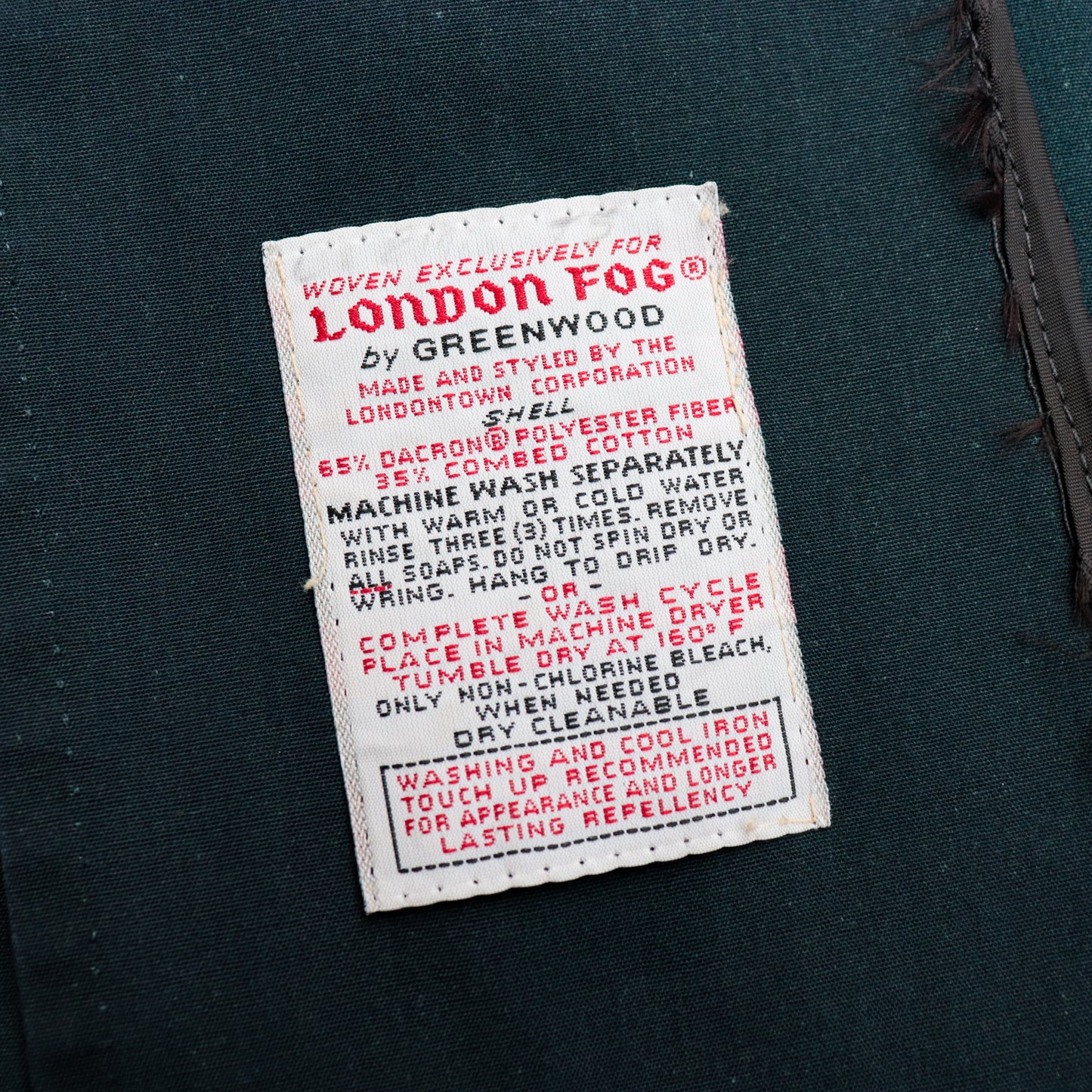 LONDON FOG Soutien Collar Coat