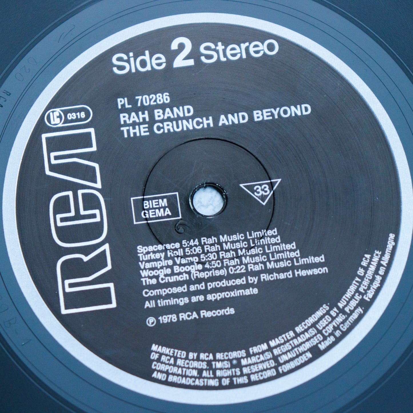 RAH BAND / The Crunch&Beyond