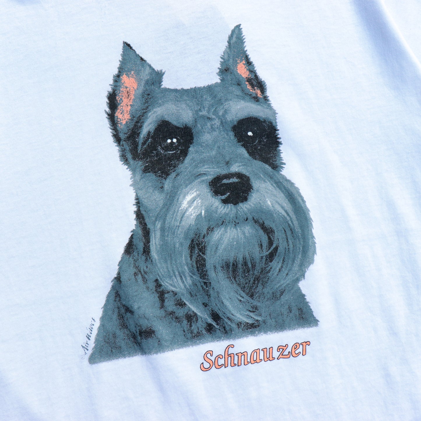 Schnauzer Face up Tee