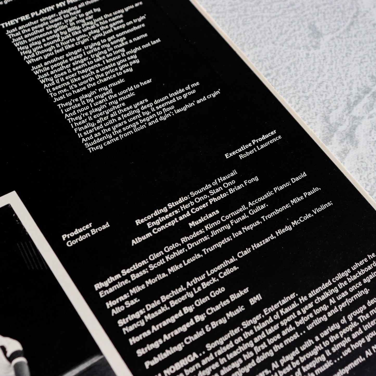 AL NOBRIGA / They're Playing My Music