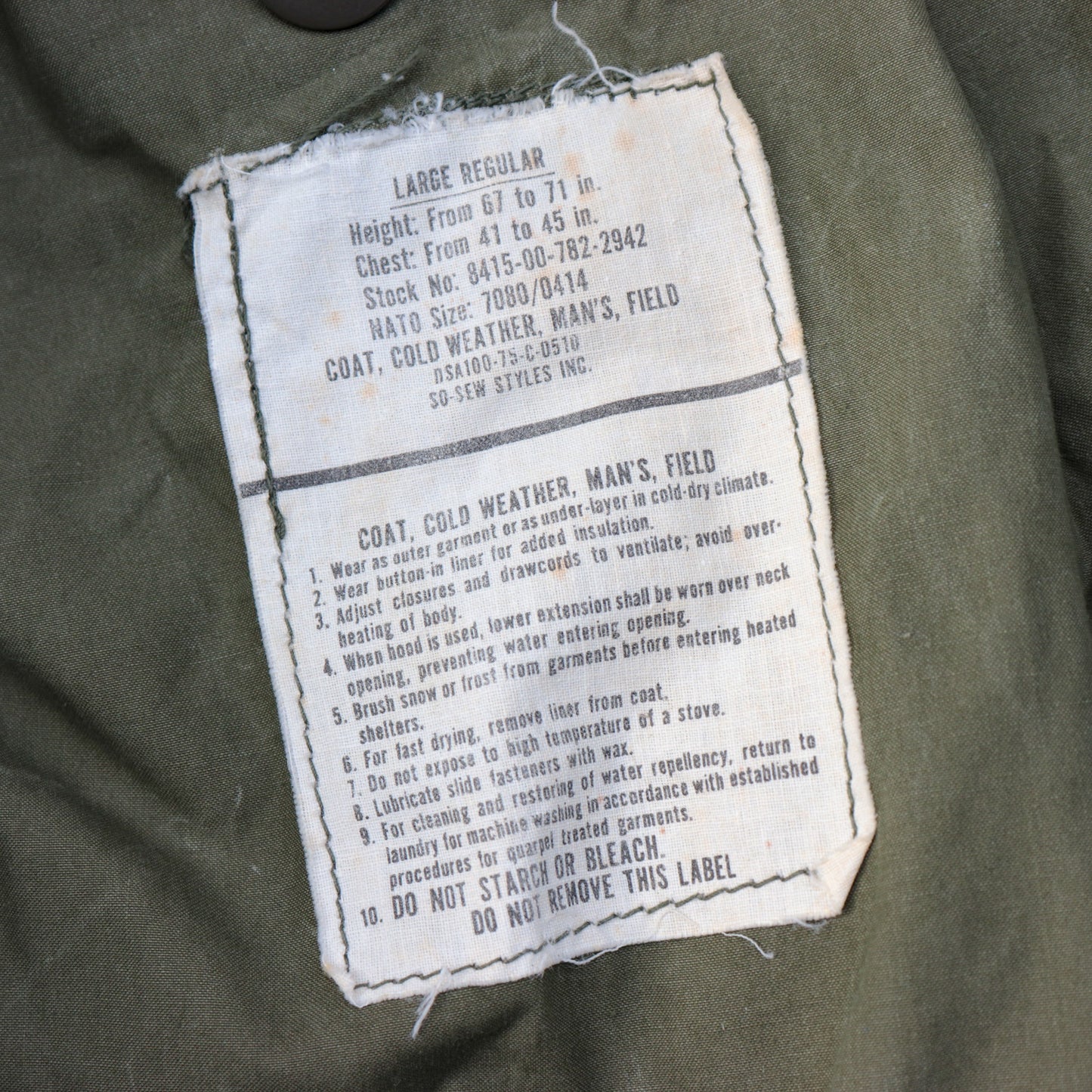 US Army M65 Field Jacket 3rd