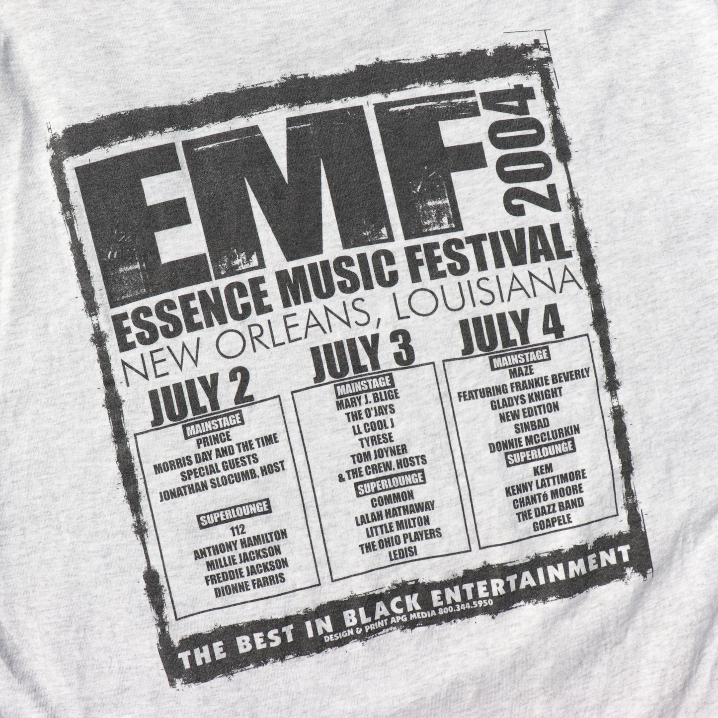 ESSENCE Music Festival 2004 Tee