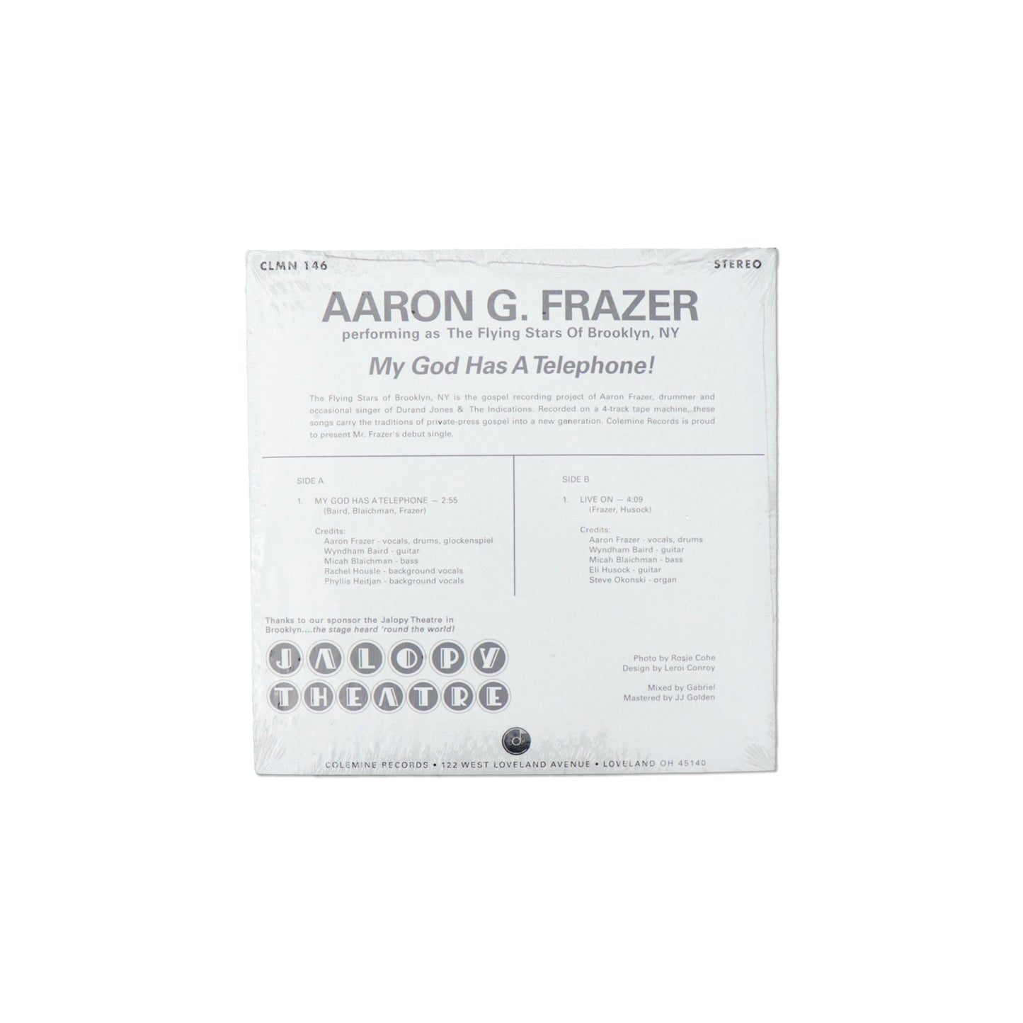 AARON FRAZER / My God Has Telephone