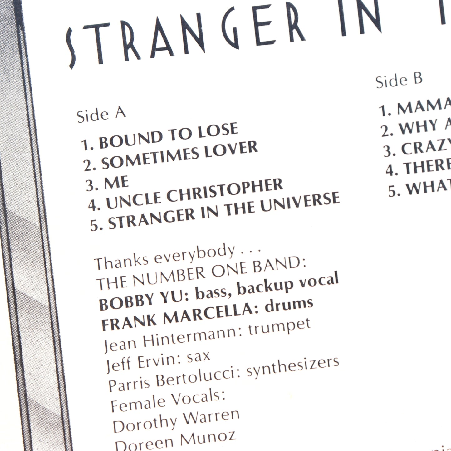 Richie Walker / Stranger in the universe