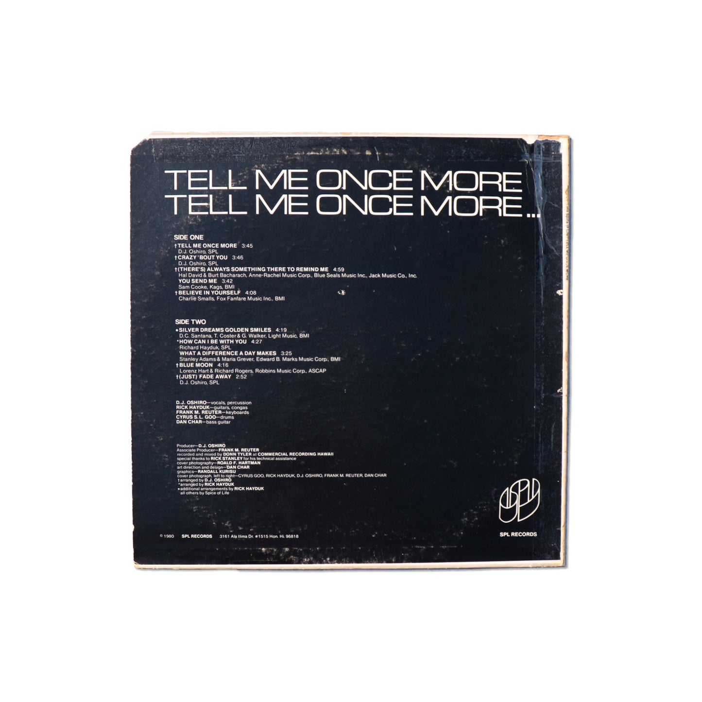 DJ&THE SPICE OF LIFE / Tell Me Once More