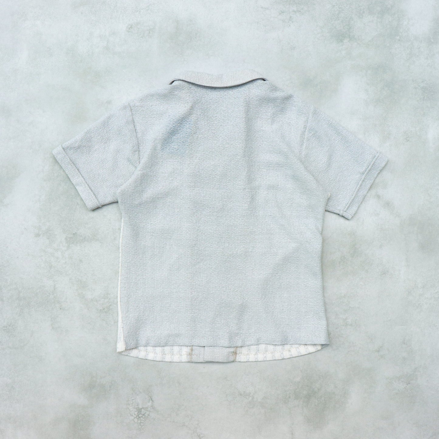 Mesh Open Collar Shirts