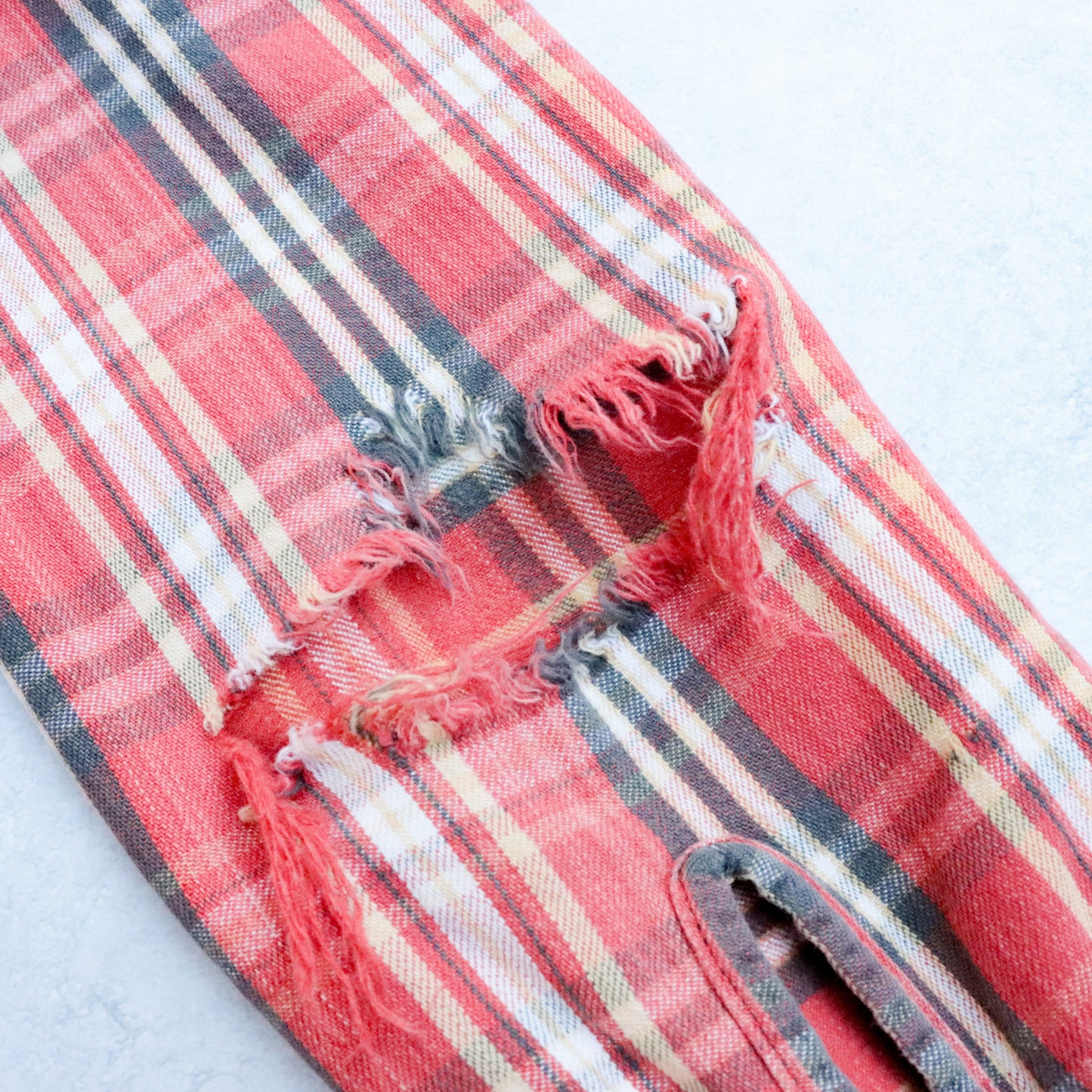 70s Damaged Flannel Shirts