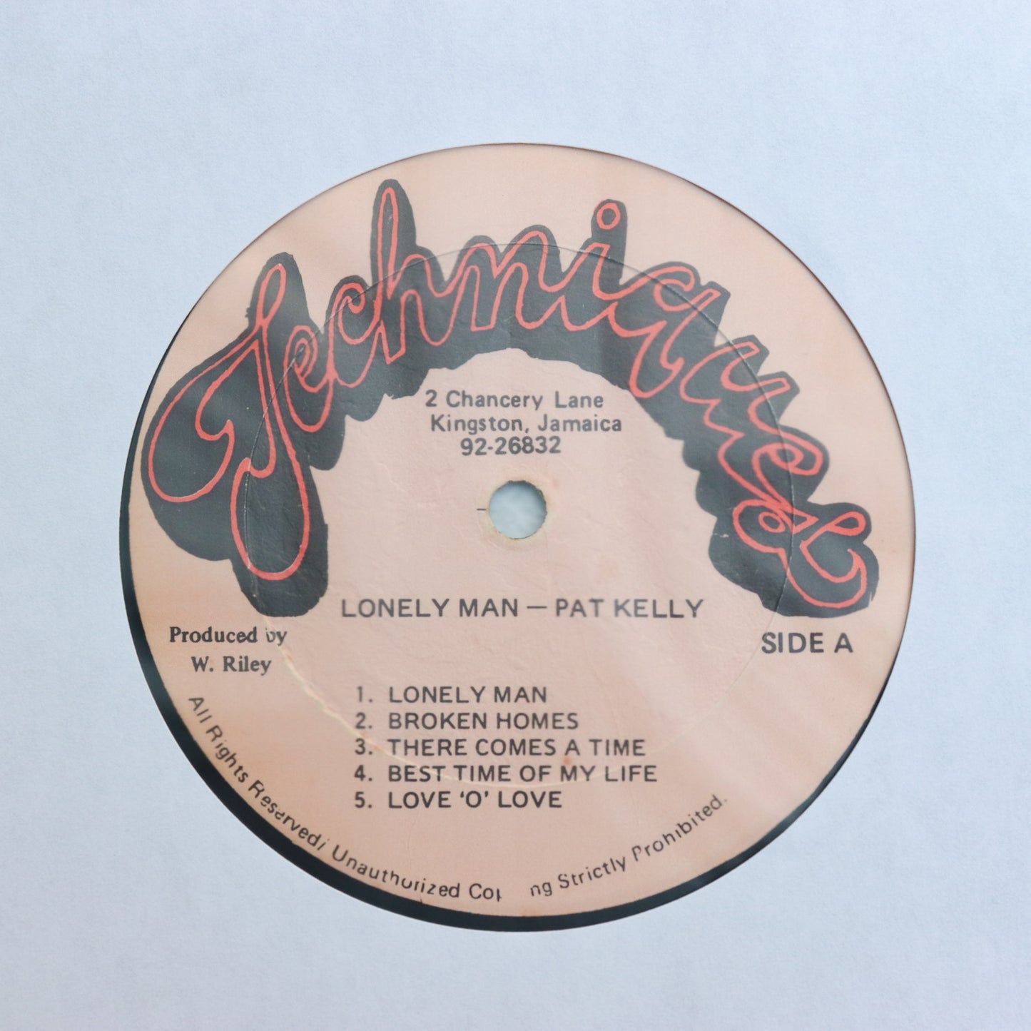 PAT KELLY / Lonely Man