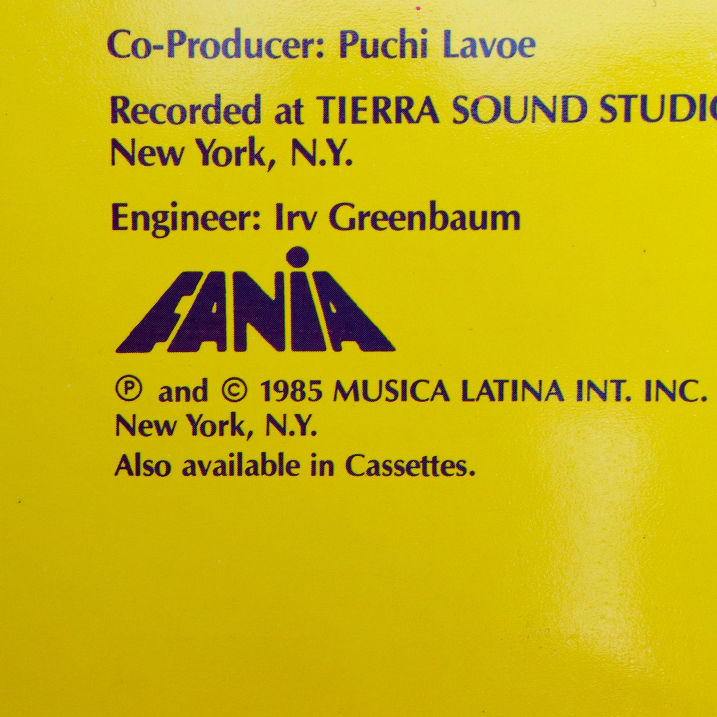 HECTOR LAVOE / Revento