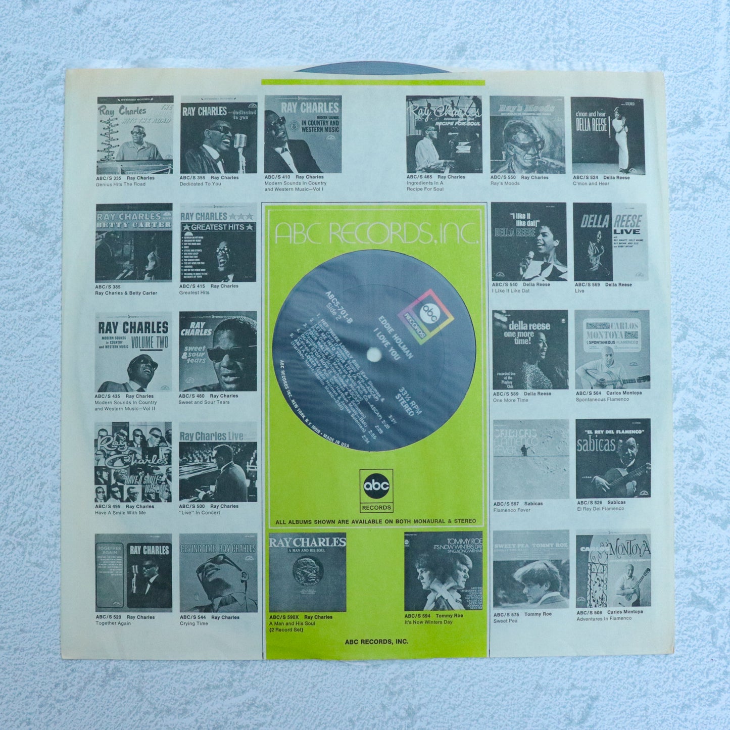 EDDIE HOLMAN / I Love You