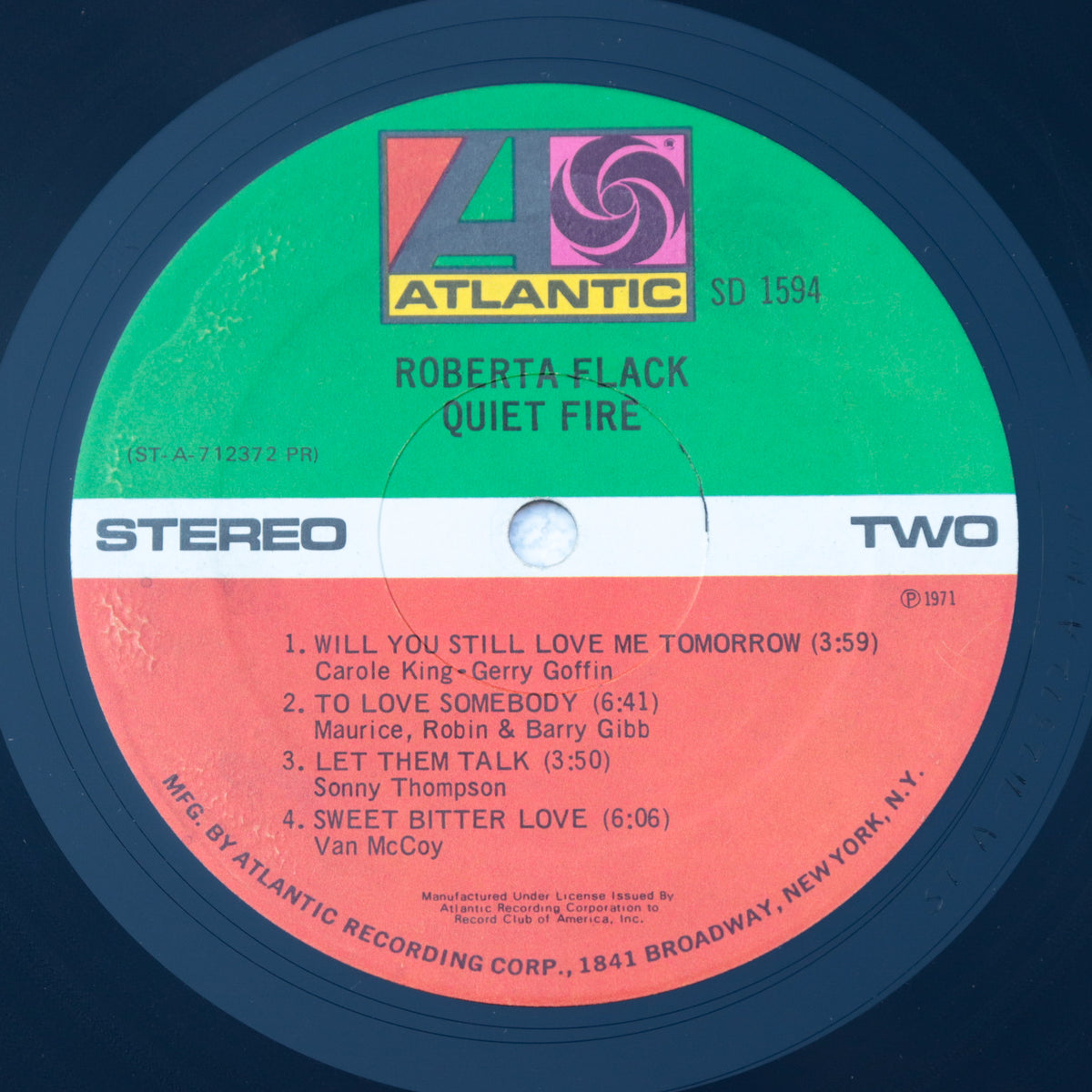 ROBERTA FLACK / Quiet Fire