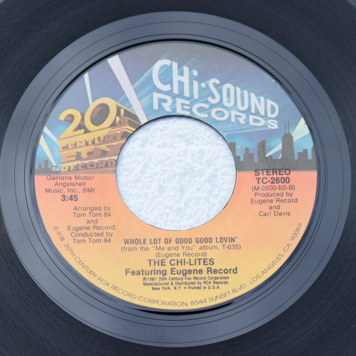 THE CHI-LITES / Hot On A Thing