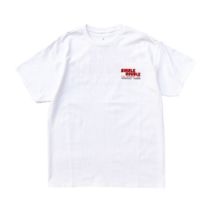 SINGLE DOUBLE Original 3D Logo Tee