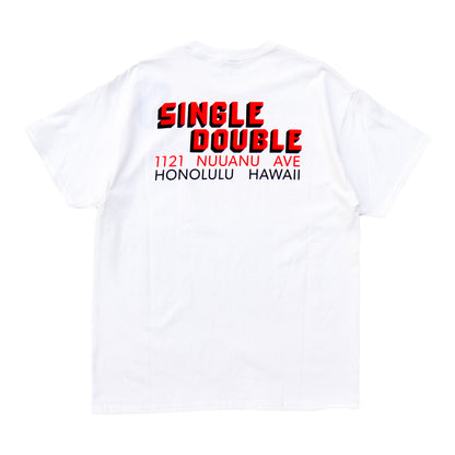 SINGLE DOUBLE Original 3D Logo Tee