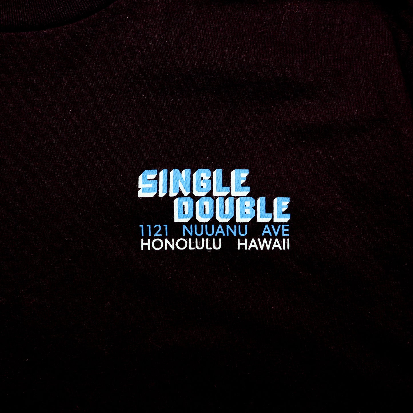 SINGLE DOUBLE Original 3D Logo Tee