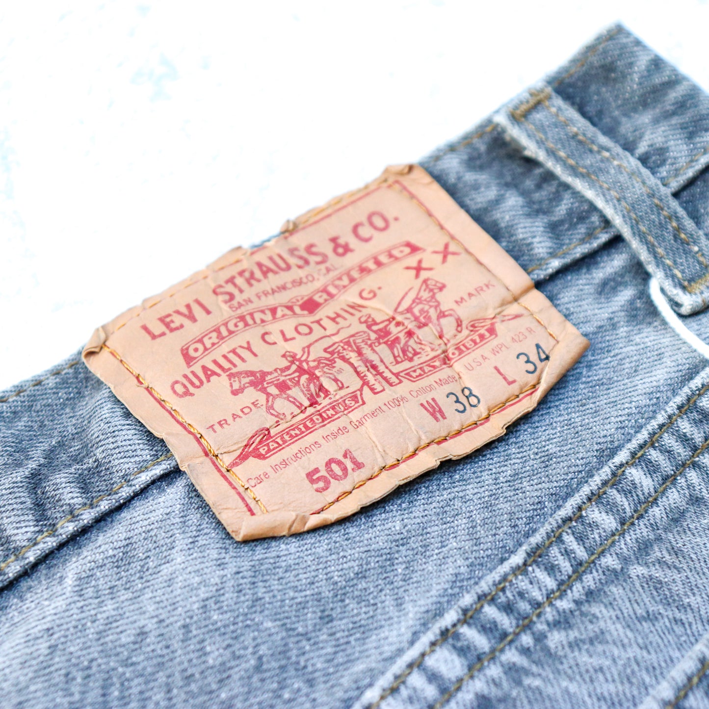 Levi's 501 BLACK made in USA