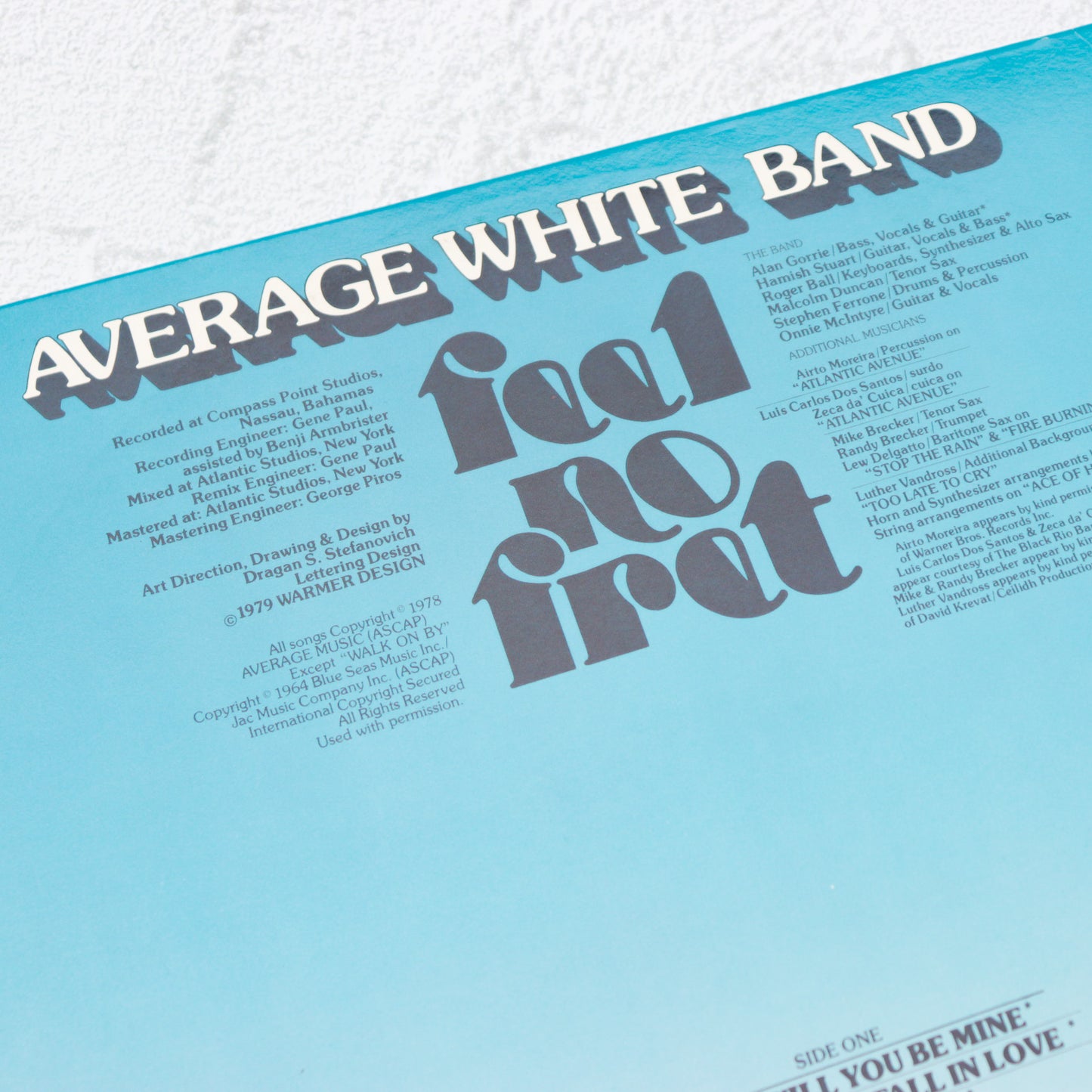 AVERAGE WHITE BAND/Feel No Fret