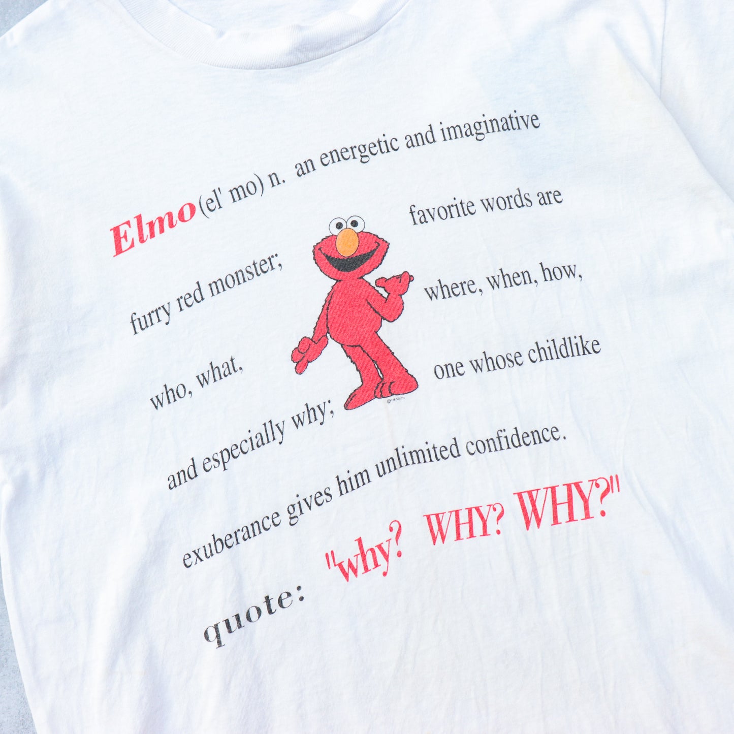 Red Monster Elmo Tee