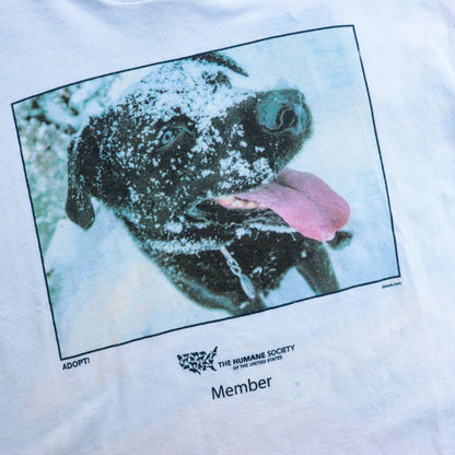 Snowing Dog Photo Tee