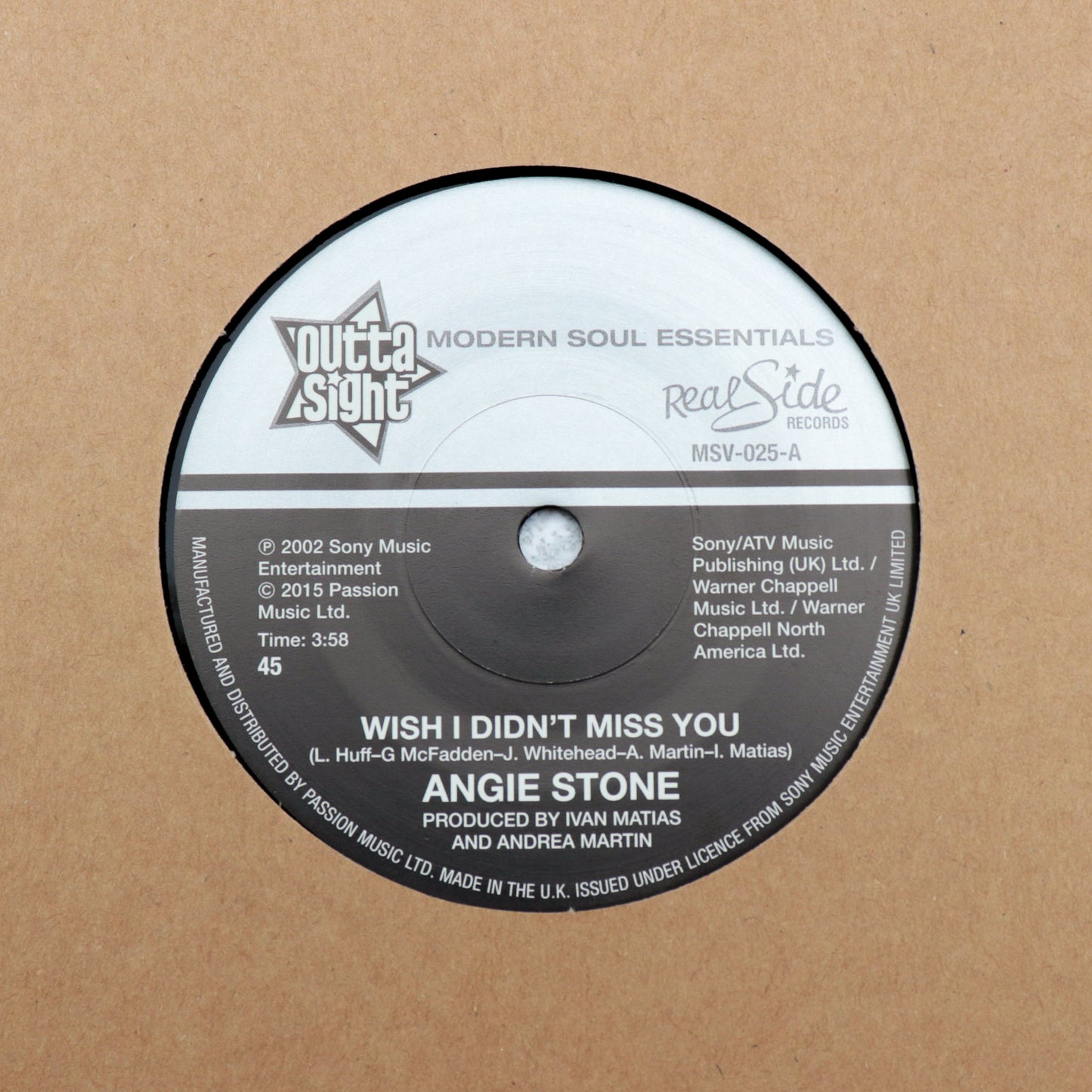 ANGIE STONE / Wish I Didn't Miss You