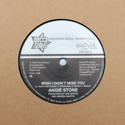 ANGIE STONE / Wish I Didn't Miss You