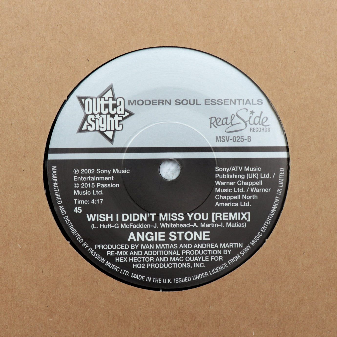 ANGIE STONE / Wish I Didn't Miss You