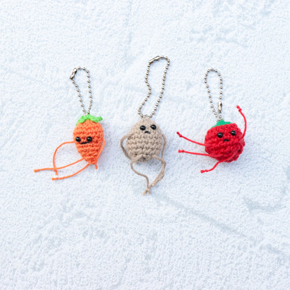 Hand Knit Potato Charm