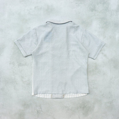 Mesh Open Collar Shirts