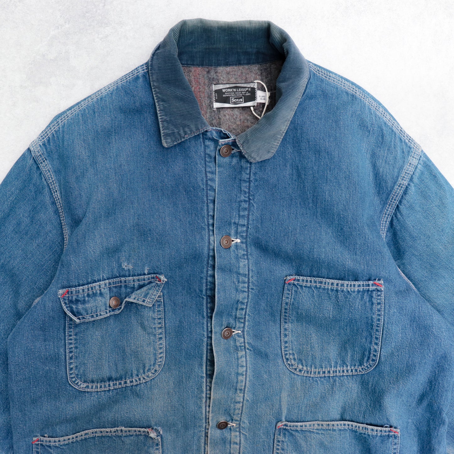80s Sears Denim Coverall Jacket