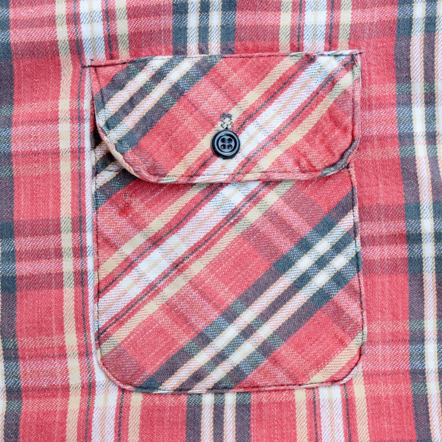 70s Damaged Flannel Shirts