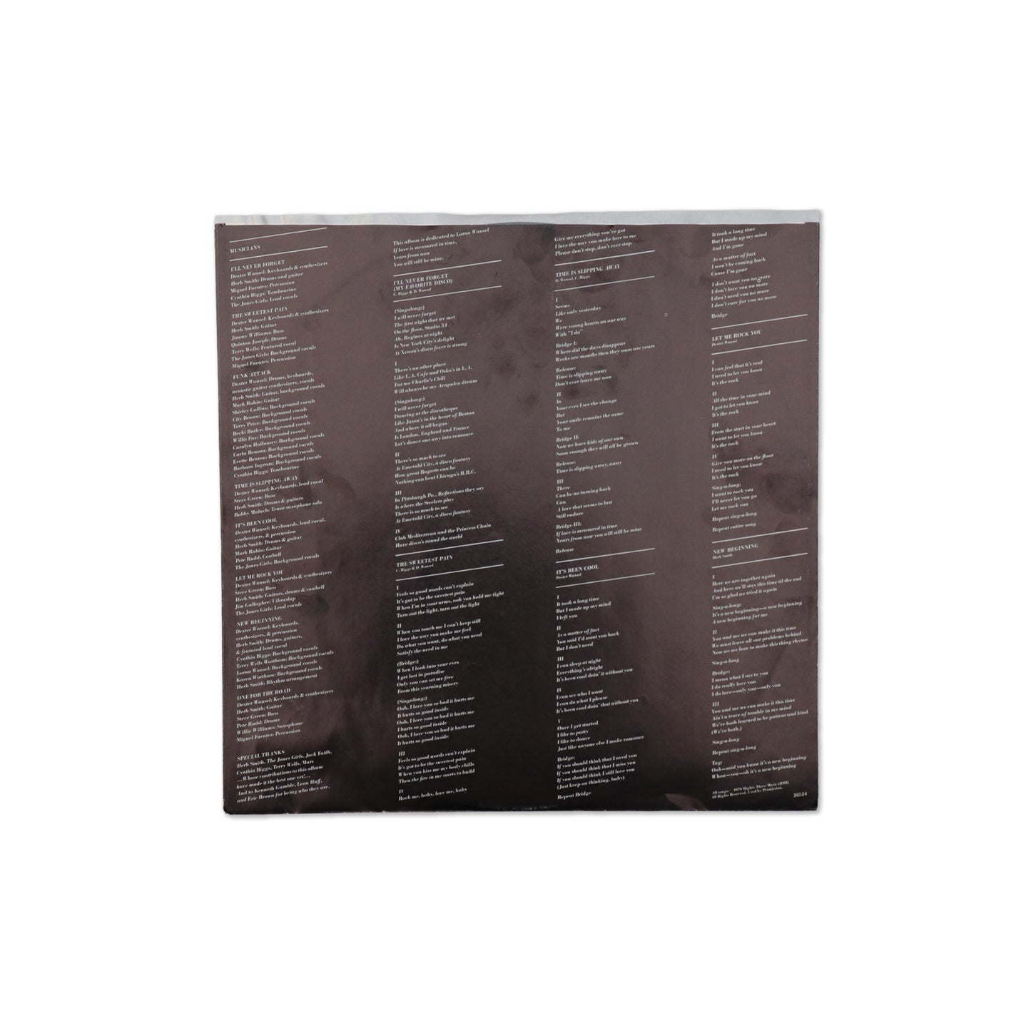 DEXTER WANSEL / Time Is Slipping Away