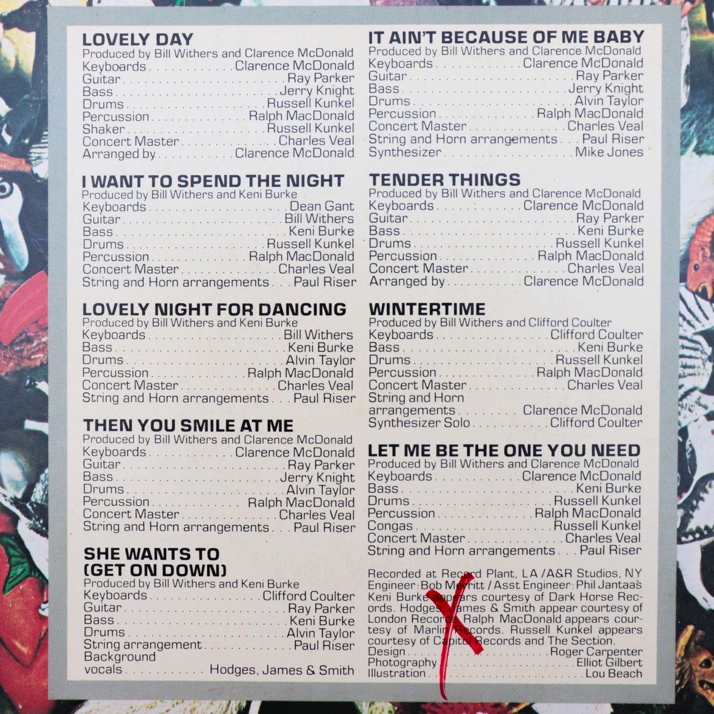 BILL WITHERS / Menagerie