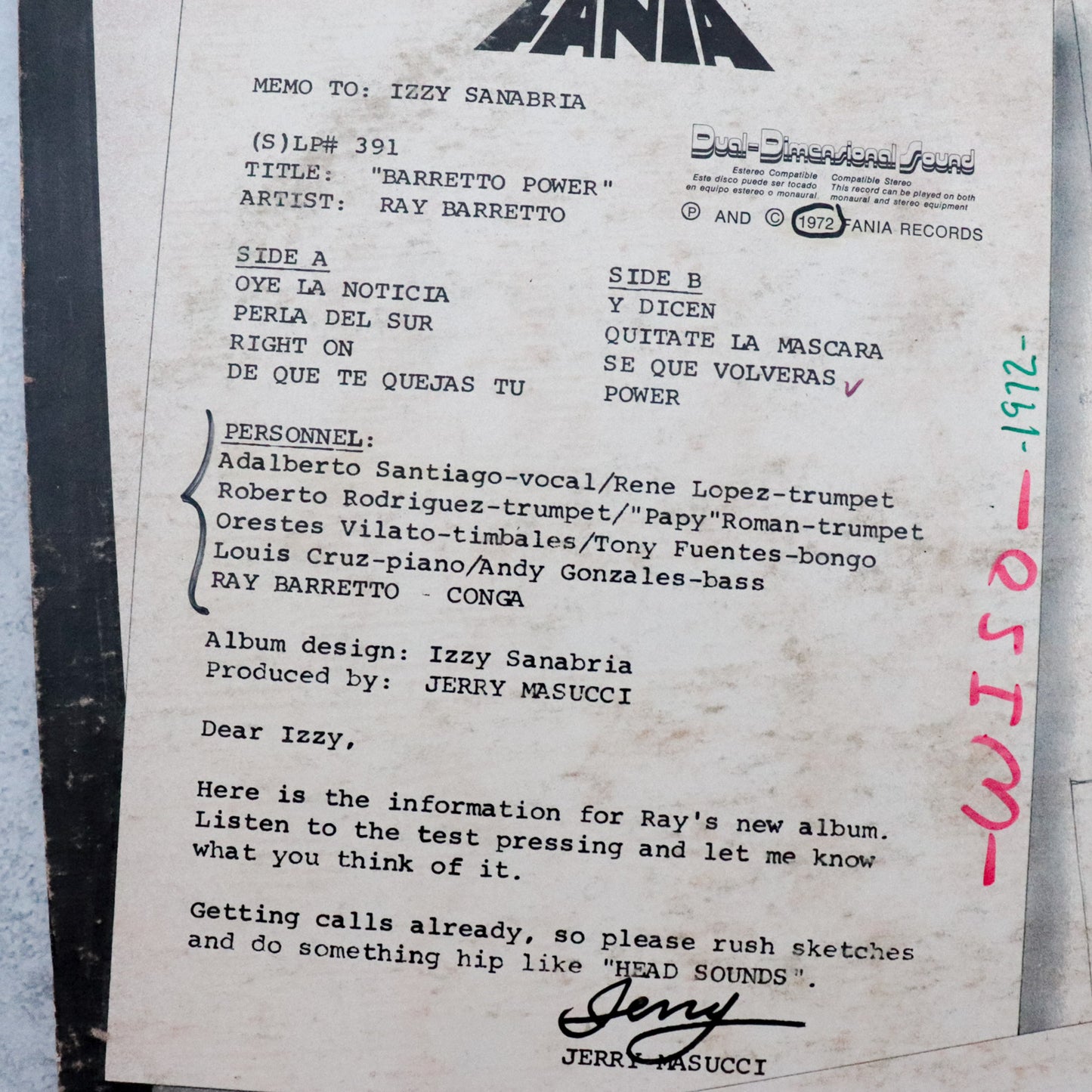 RAY BARRETTO / BARRETO POWER