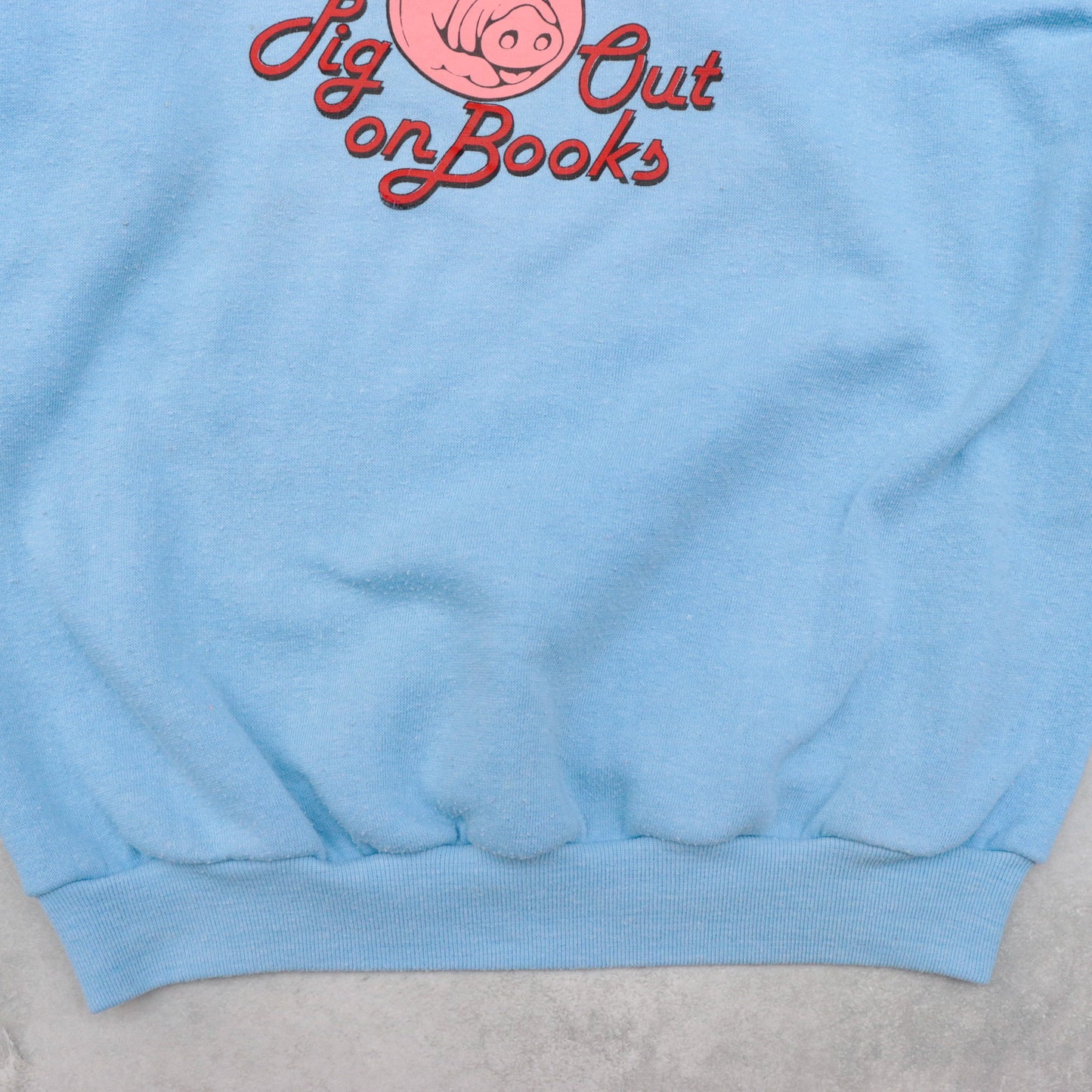 80s Pig Out On Books Sweat