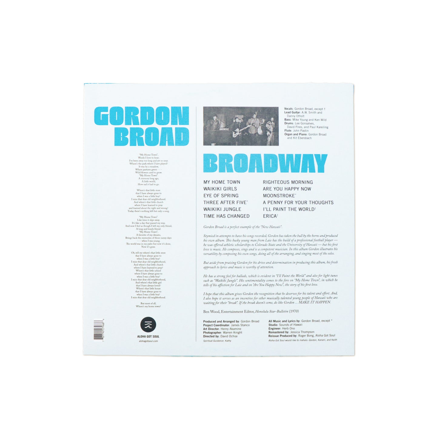 GORDON BROAD / Broad Way