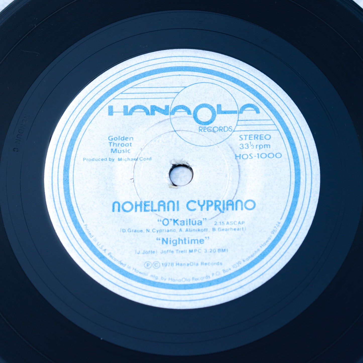 NOHELANI CYPRIANO / O'Kailua