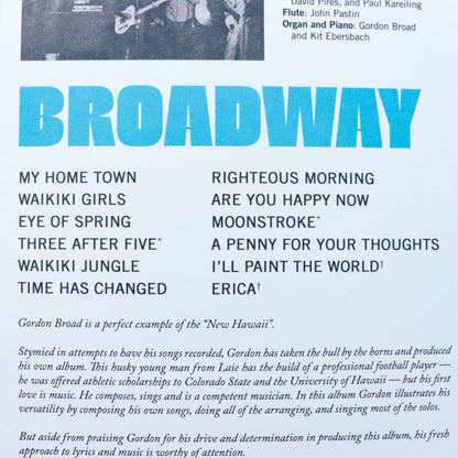 GORDON BROAD / Broad Way