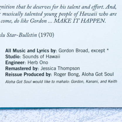 GORDON BROAD / Broad Way