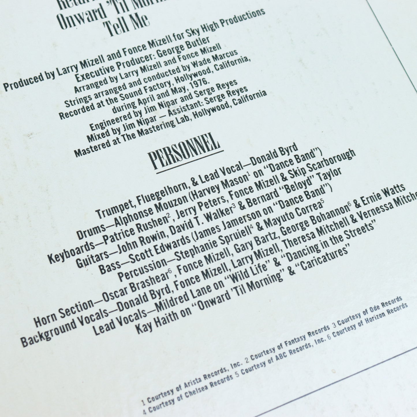 DONALD BYRD / Caricatures