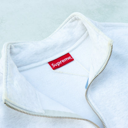 18SS Supreme Half Zip Sweat
