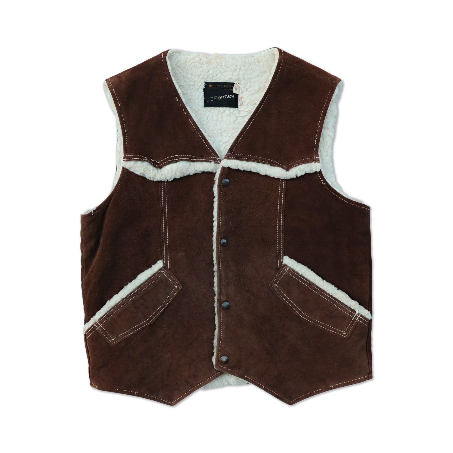 JC Penney Mouton Vest