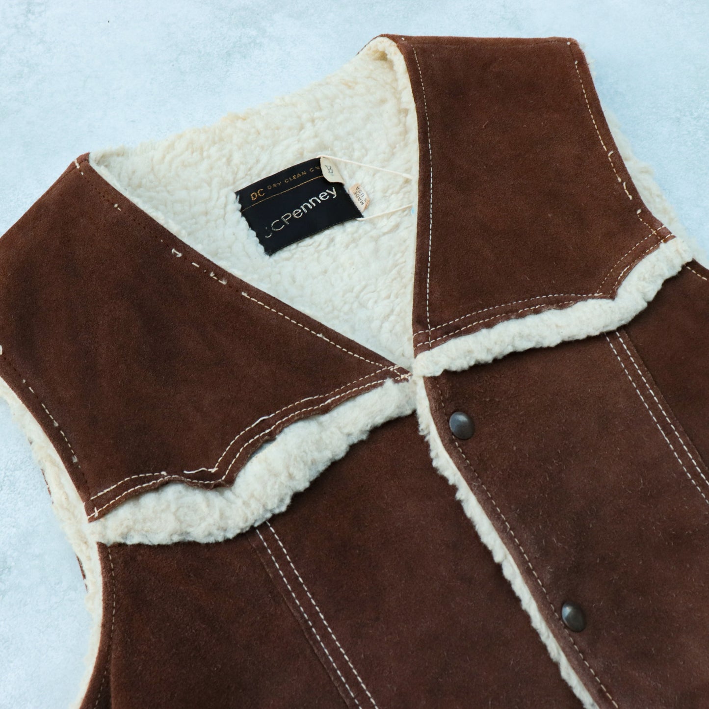 JC Penney Mouton Vest