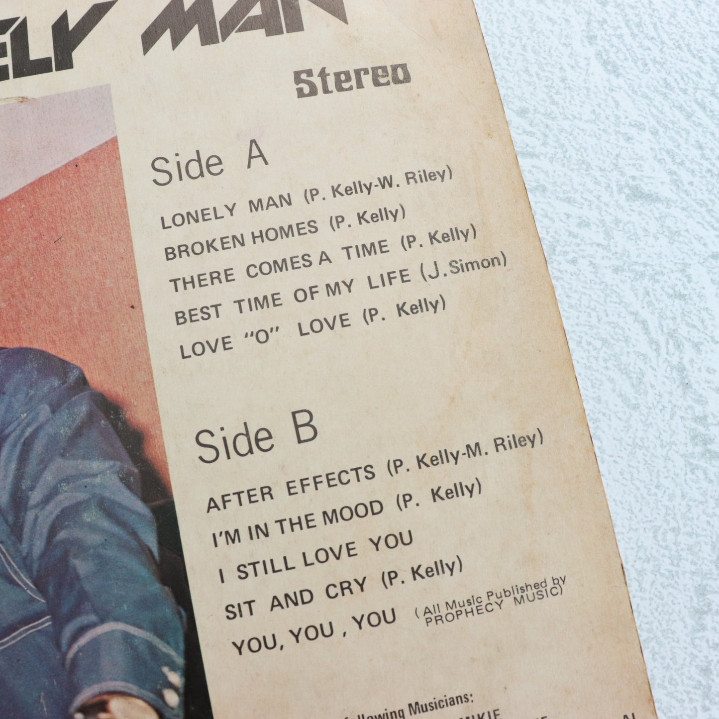 PAT KELLY / Lonely Man