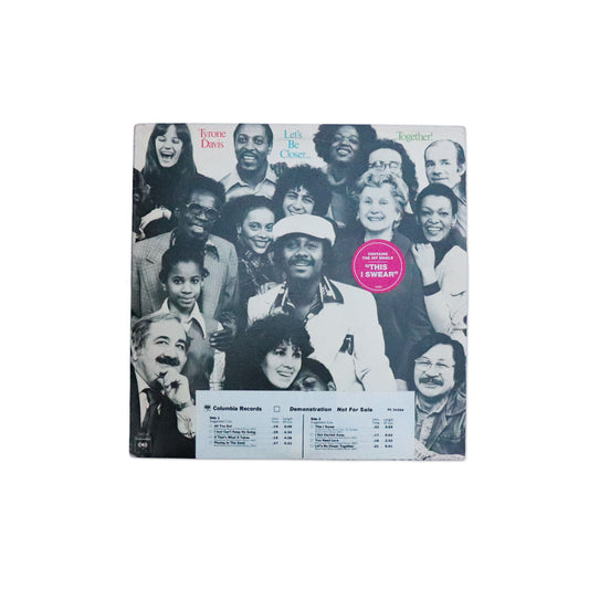 TYRONE DAVIS / Let's Be Closer Together