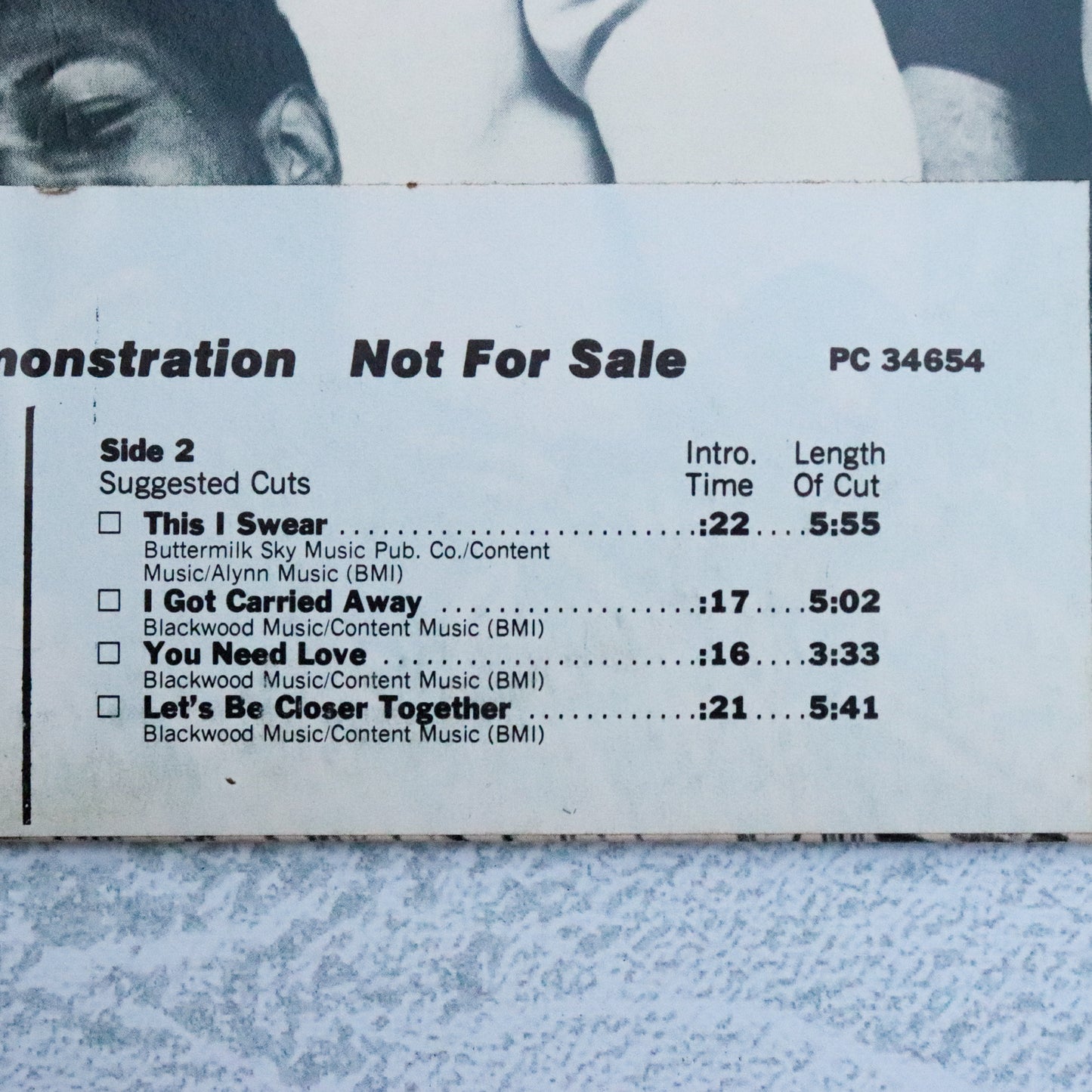 TYRONE DAVIS / Let's Be Closer Together