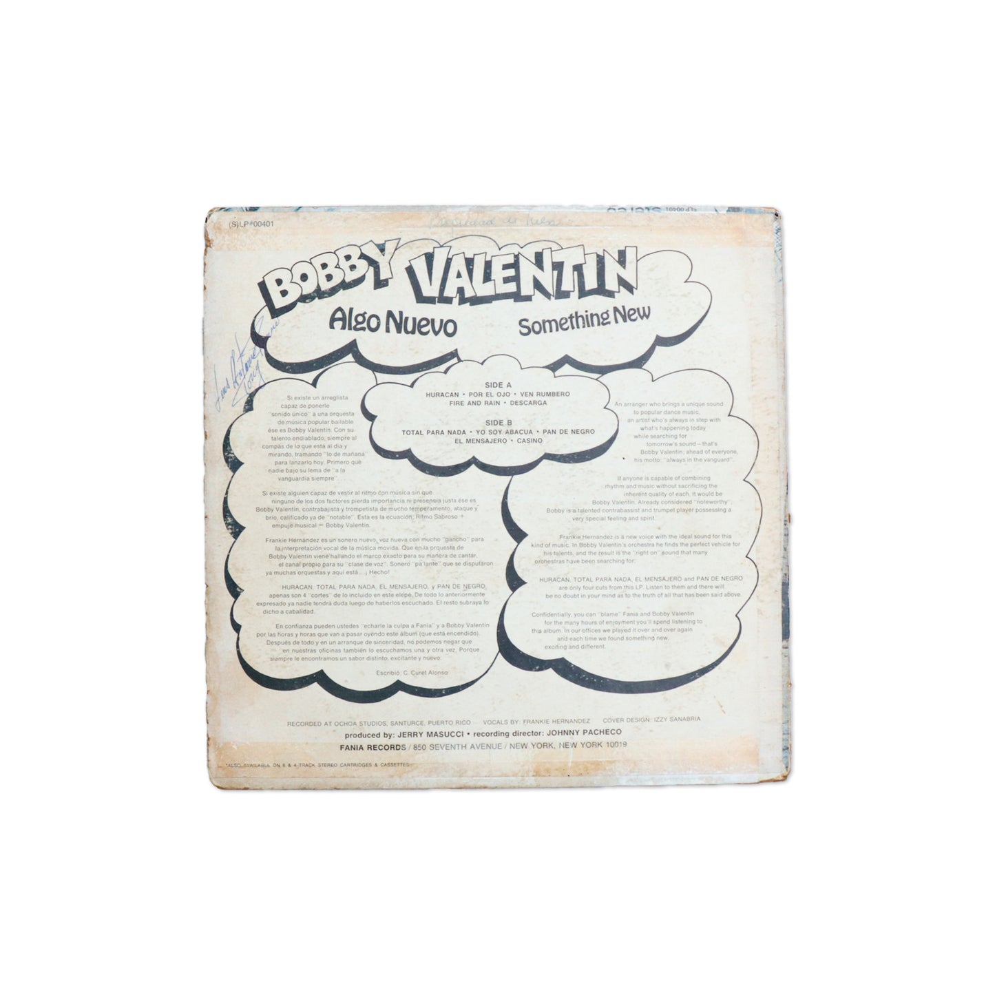 Bobby Valentin / Algo Nuevo Something New