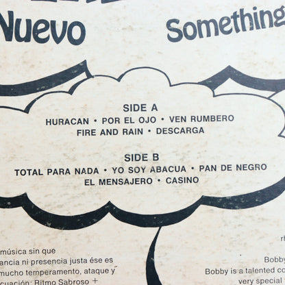 Bobby Valentin / Algo Nuevo Something New