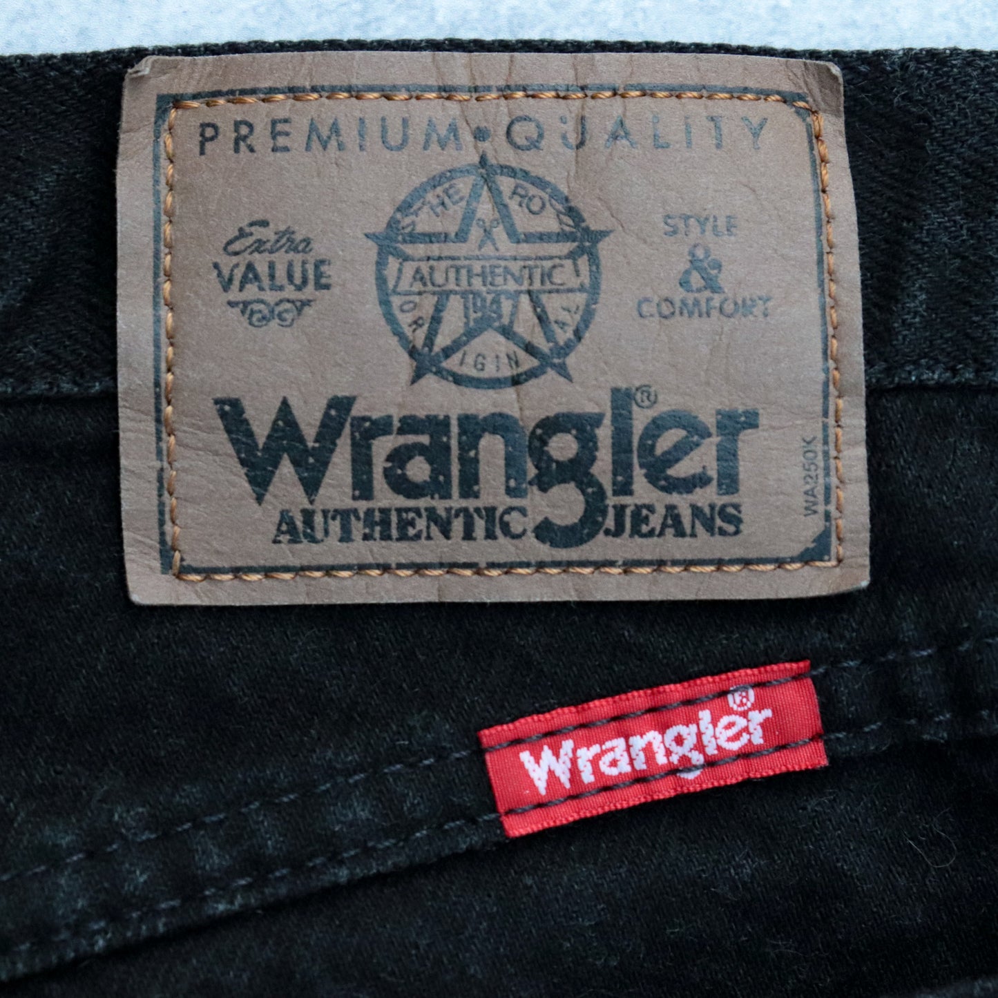 Wrangler Black Denim